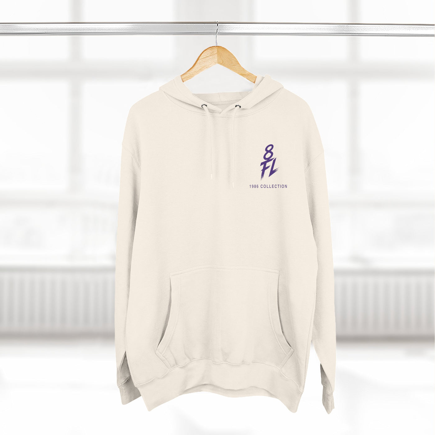 Miami '86 Retro Beach Fleece Hoodie