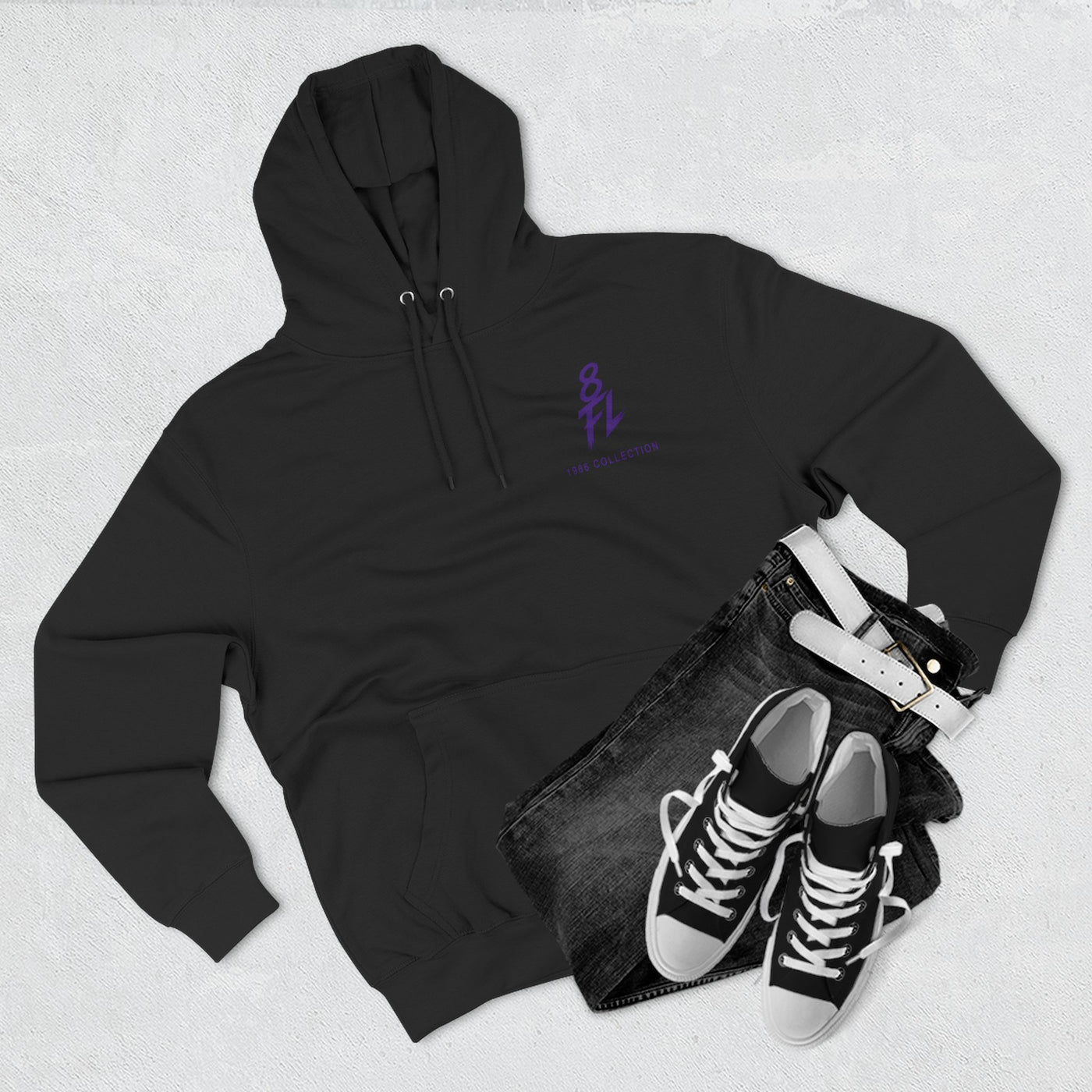 Vice City Retro Hoodie — Fleece