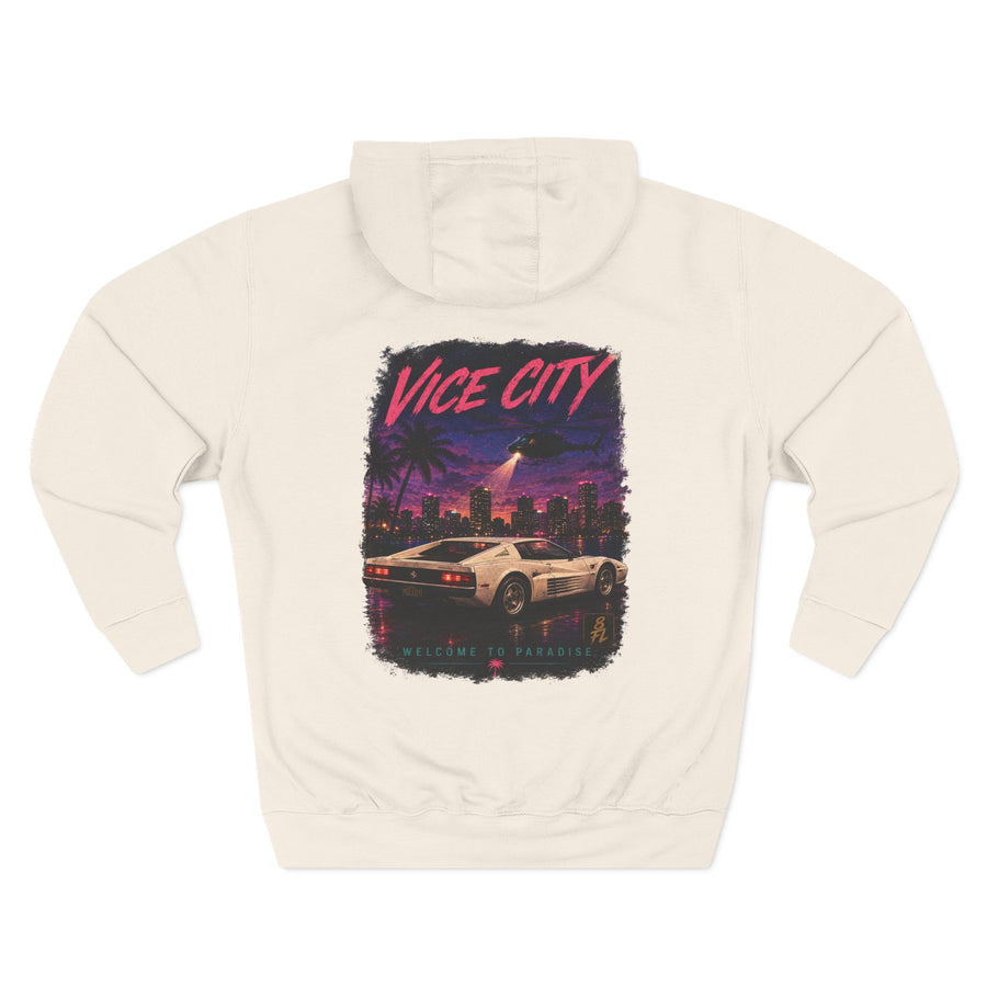 Vice City Retro Hoodie — Fleece